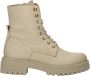 PS Poelman Mink-83 leren veterboots beige Meisjes Leer Effen 31 - Thumbnail 1