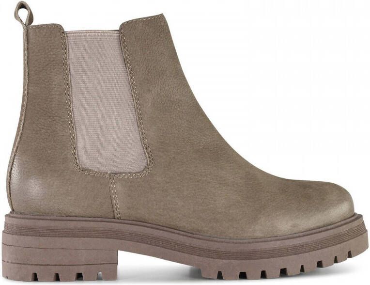 PS Poelman Mink nubuck chelsea boots bruin