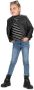 PS Poelman Monk leren enkelboots met crocoprint zwart Meisjes Leer Dierenprint 31 - Thumbnail 1