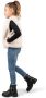 PS Poelman Monk leren enkelboots zwart Meisjes Leer Effen 31 - Thumbnail 1