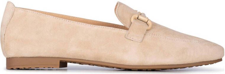 PS Poelman Odette suède loafers beige