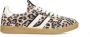 PS Poelman Polaro suède sneakers met panterprint beige - Thumbnail 1