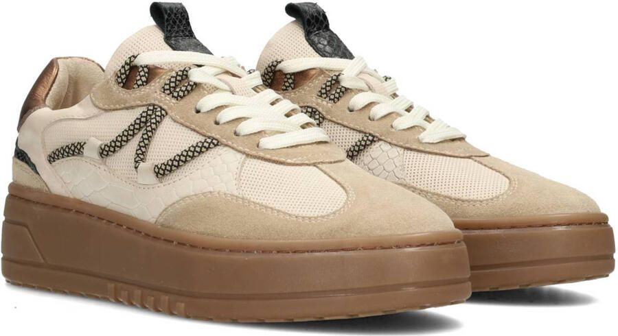 PS Poelman Anemone leren sneakers beige