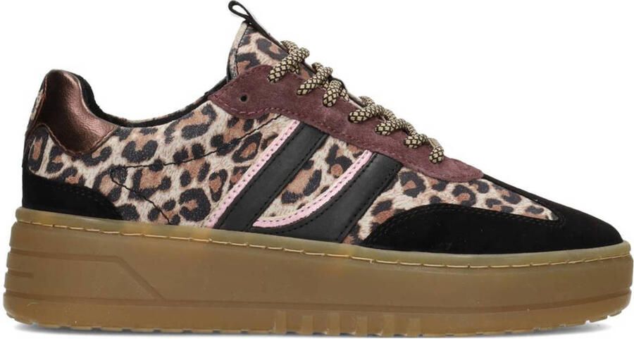 PS Poelman ANEMONE Dames Sneakers Wit Met Roze Combinatie - Foto 3