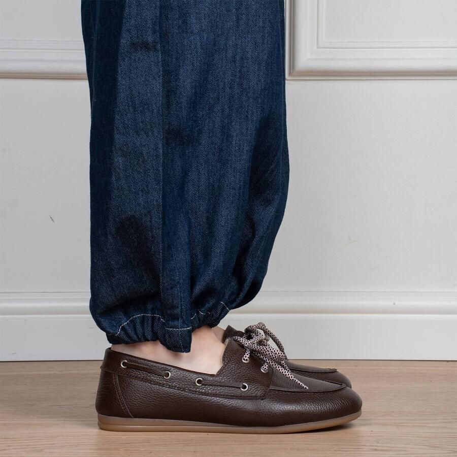 PS Poelman Callie leren bootschoenen bruin - Foto 2