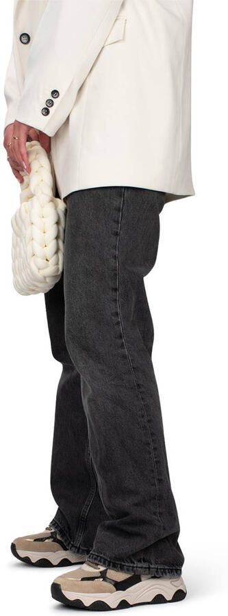 PS Poelman CATO Dames Sneakers Zwart Met Beige Combinatie - Foto 3