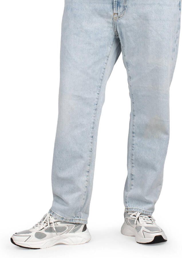 PS Poelman Dex Heren Sneakers Grijs met combinatie