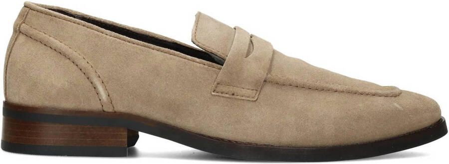 PS Poelman Gerry suède loafers taupe