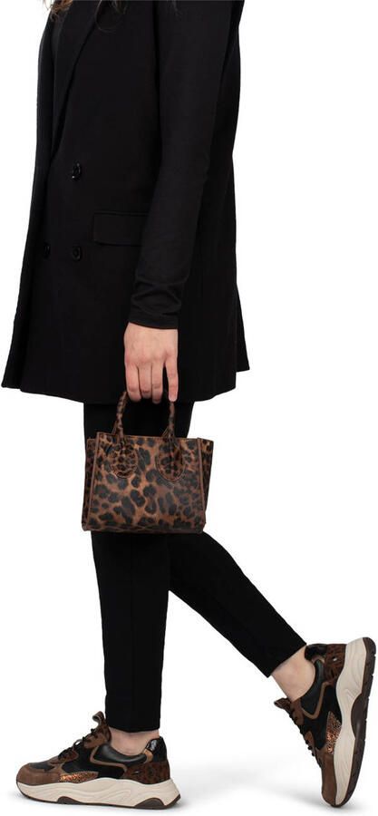 PS Poelman Iva chunky sneakers bruin zwart - Foto 2