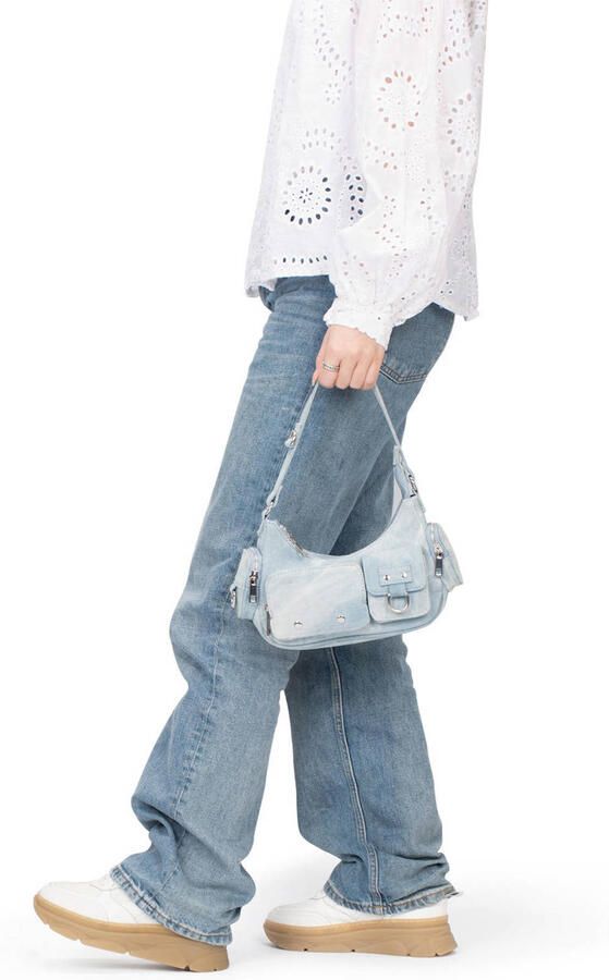 PS Poelman Jana chunky leren sneakers wit - Foto 3