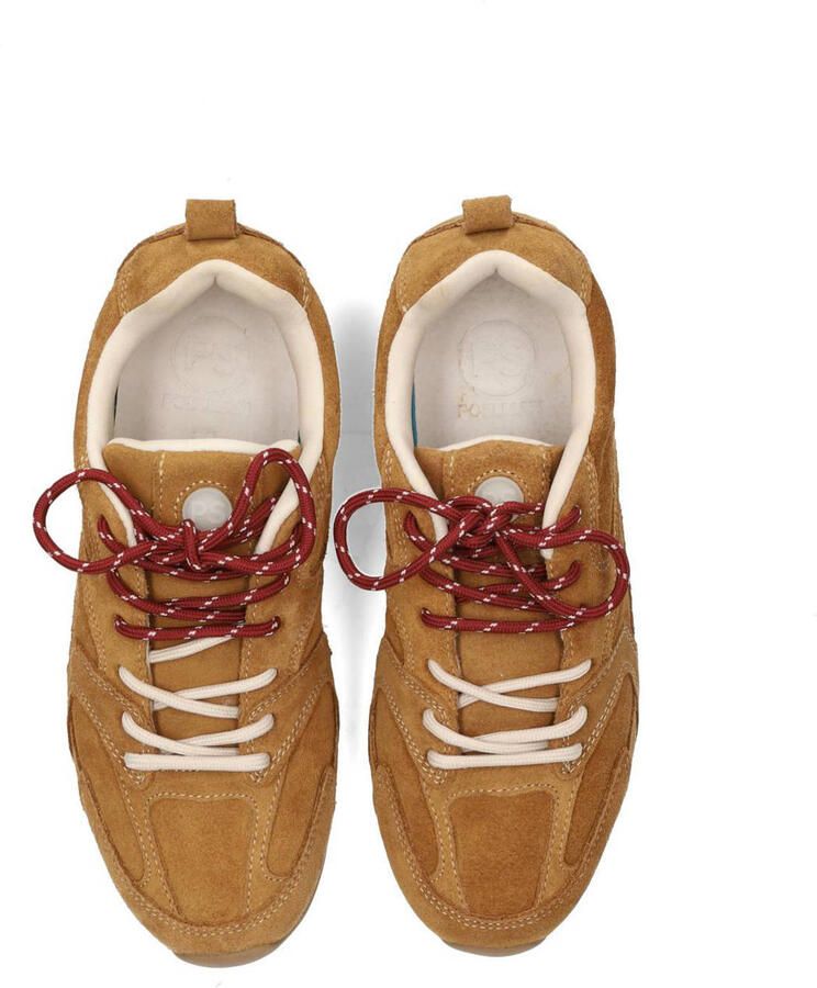PS Poelman Jenn suède sneakers camel