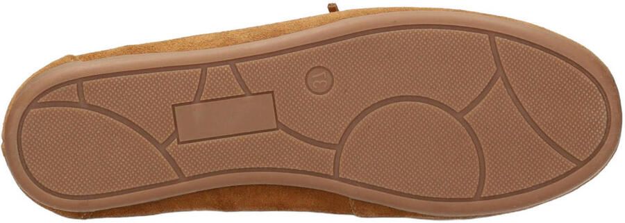 Poelman Kiya suède mocassins met studs cognac - Foto 3