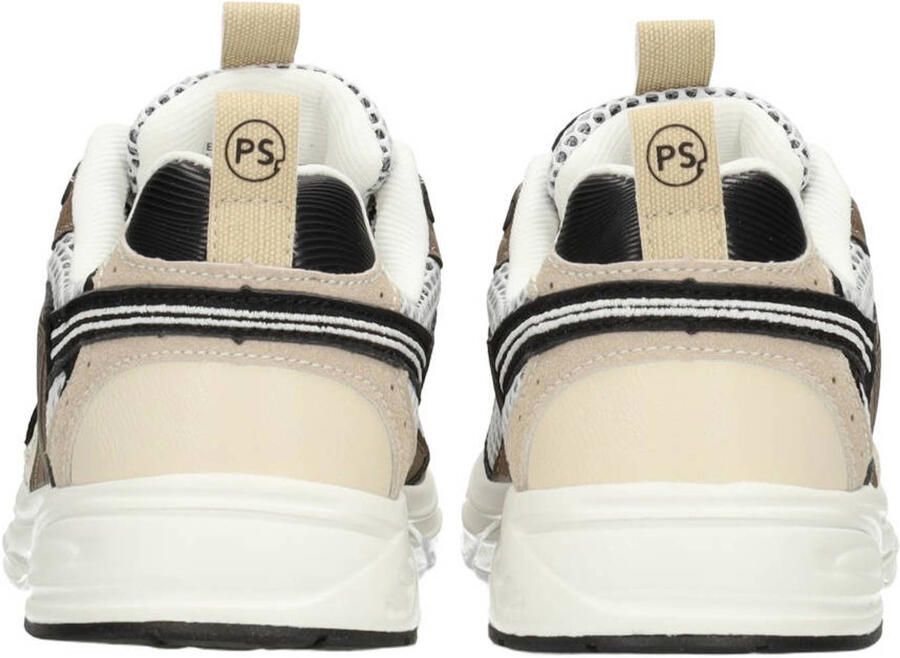 PS Poelman leren sneakers bruin beige - Foto 2