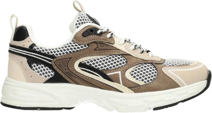 PS Poelman leren sneakers bruin beige