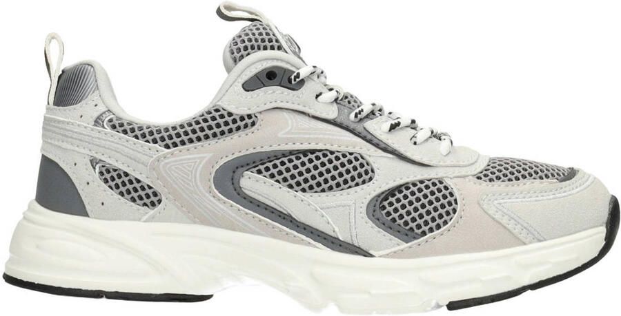 PS Poelman leren sneakers grijs wit