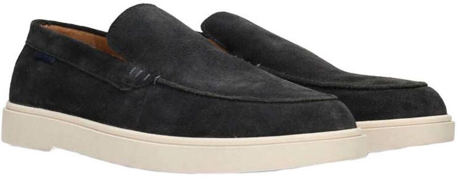 PS Poelman Mason suède loafers donkerblauw - Foto 3