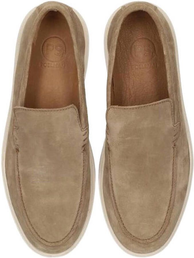 PS Poelman Mason suède loafers lichtbruin - Foto 2