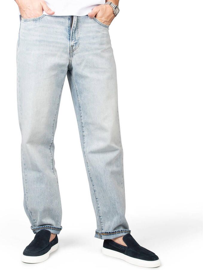 PS Poelman Mick suède loafers donkerblauw