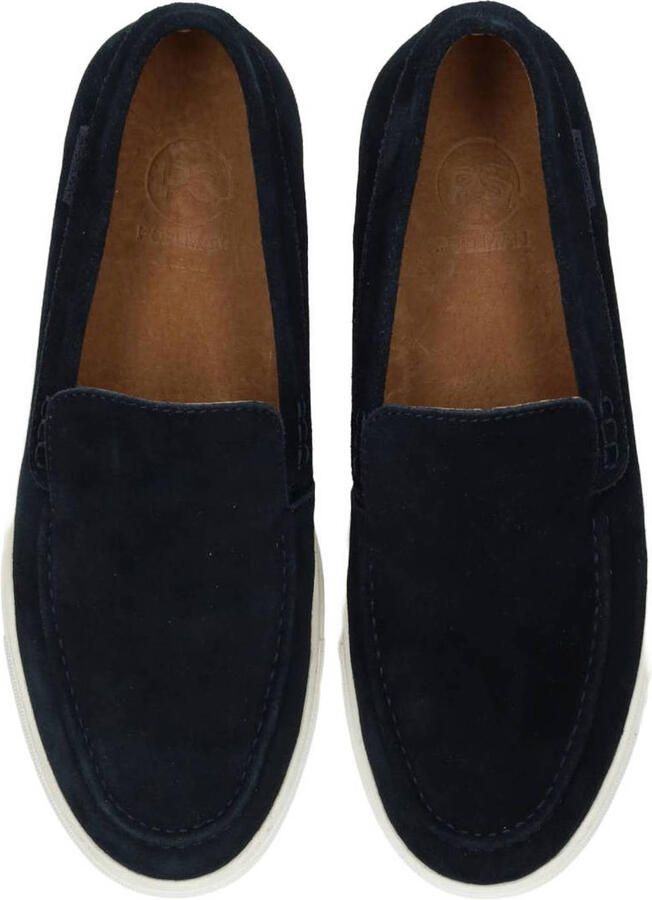 PS Poelman Mick suède loafers donkerblauw - Foto 2