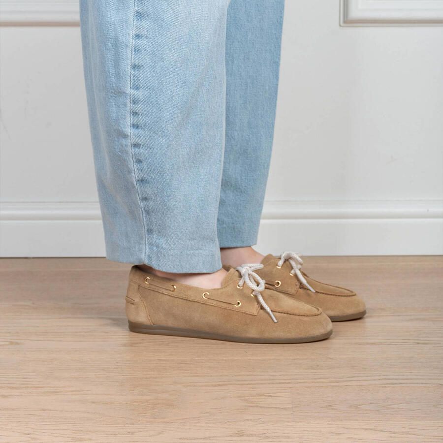 PS Poelman Mira suède bootschoenen camel - Foto 2