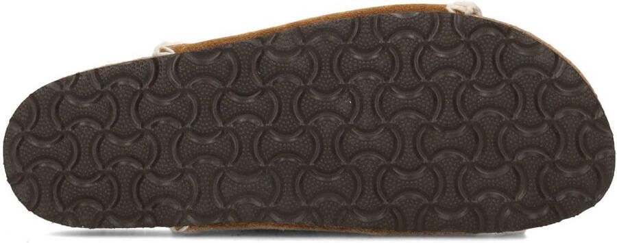 PS Poelman Monica suède slippers cognac - Foto 3