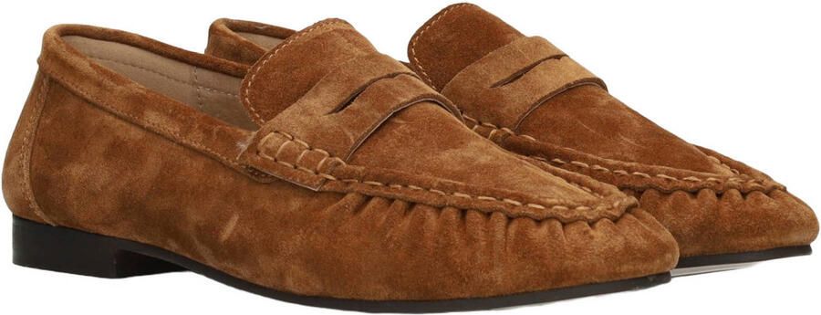 PS Poelman Sammy loafers met panterprint cognac - Foto 2