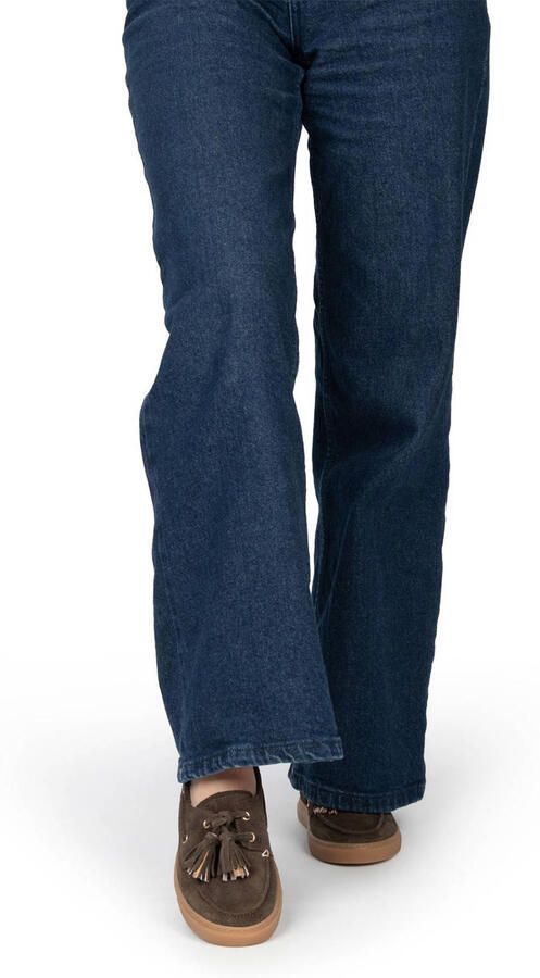 PS Poelman Silk suède bootschoenen bruin