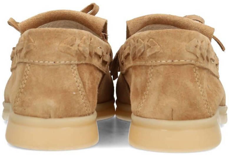 PS Poelman suède bootschoenen cognac - Foto 3