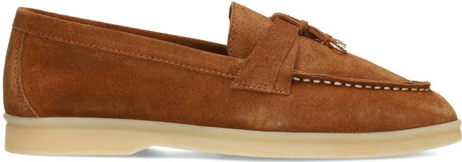 PS Poelman Zalama Dames Loafers Licht bruin
