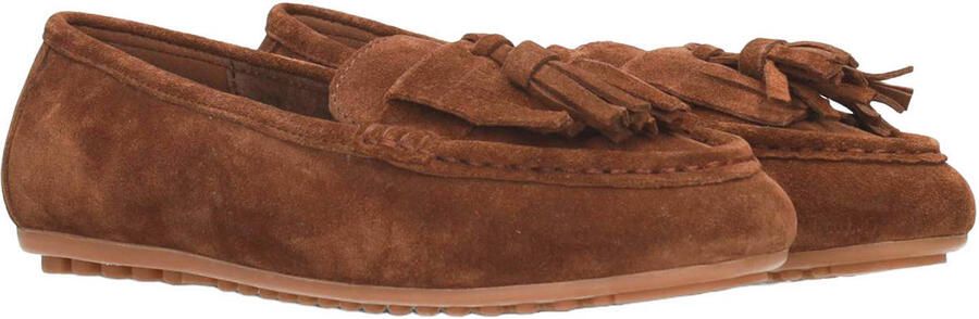 PS Poelman Taya suède mocassins cognac - Foto 3