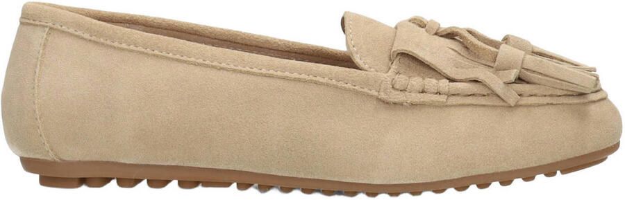 PS Poelman Taya suède mocassins zand