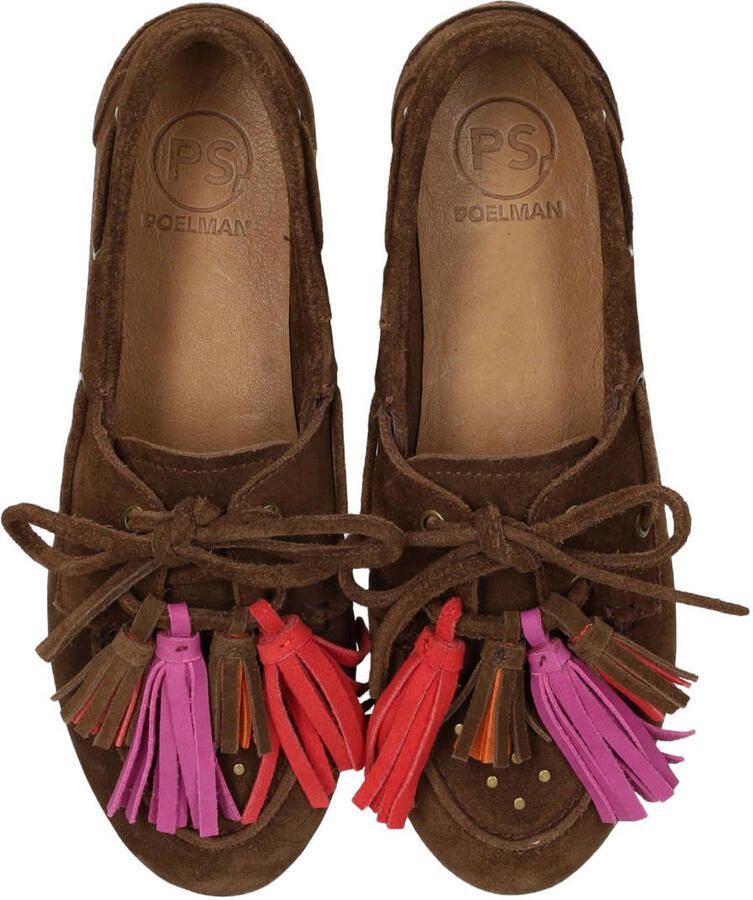 Poelman Vita suède bootschoenen donkerbruin - Foto 2