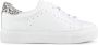 PS Poelman TITULAR Dames Casual Leren Tennis Sneaker met Dalmatiër Print Wit - Thumbnail 1