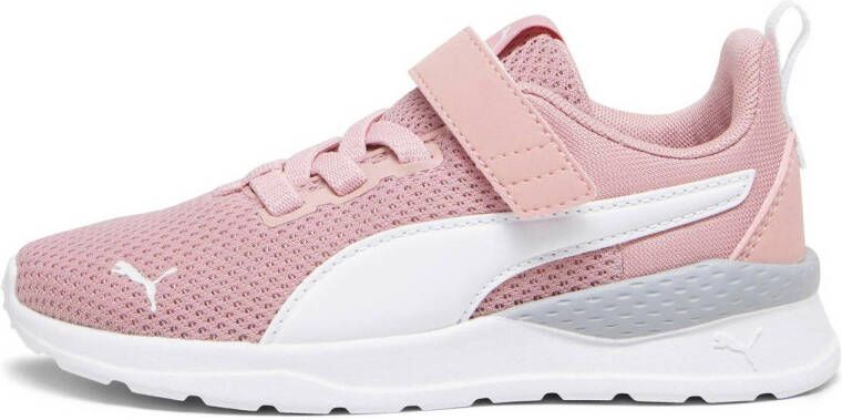 Puma Anzarun Lite AC inf sneakers lichtroze wit Jongens Meisjes Mesh Meerkleurig 30