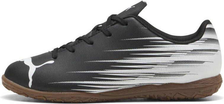 Puma Attacanto II IT junior voetbalschoenen zwart wit
