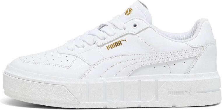 Puma Witte sportieve leren sneakers voor vrouwen White Dames