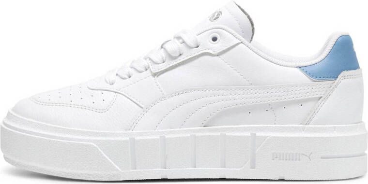 PUMA Cali Lth dames sneakers schoenen wit lichtblauw zomer - Foto 1