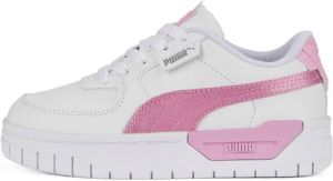 Puma Cali Dream Shiny sneakers wit roze
