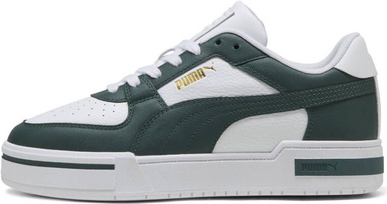 Puma California Pro Classic II sneakers wit donkergroen
