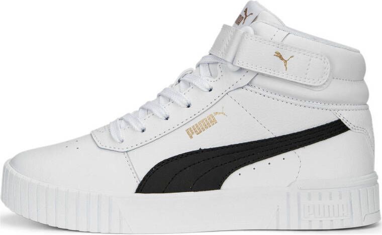 PUMA Carina 2.0 Mid Sneakers Black White Dames