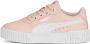 Puma Carina 2.0 sneakers lichtroze wit Jongens Meisjes Imitatieleer 29 - Thumbnail 1