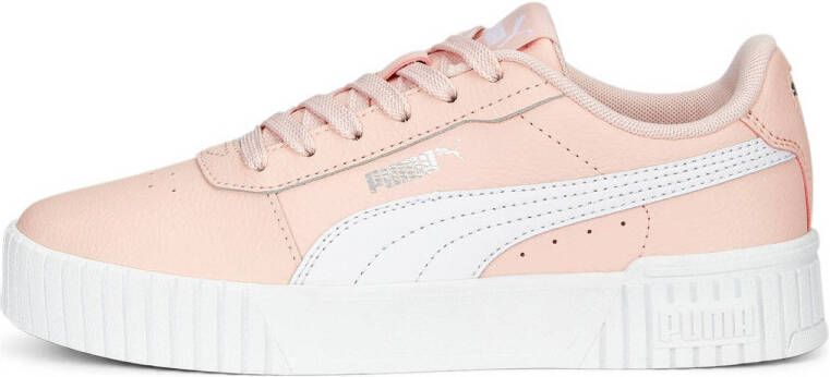 Puma Carina 2.0 sneakers roze wit Meisjes Imitatieleer 37