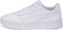 Puma Carina 2.0 sneakers wit Jongens Meisjes Imitatieleer Effen 28 - Thumbnail 1