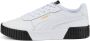 PUMA Carina 2.0 Dames Sneakers White- White-Goud- Black - Thumbnail 1
