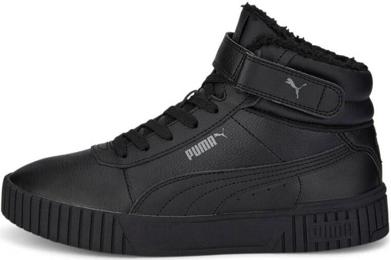 Puma Carina 2.0 Mid sneakers zwart Imitatieleer Effen 35 5