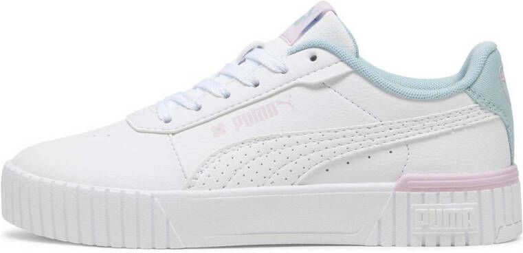 Puma Carina 2.0 Tropical sneakers wit lichtblauw lila