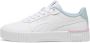 Puma Carina 2.0 Tropical sneakers wit lichtblauw lila Imitatieleer 35.5 - Thumbnail 1