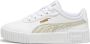 Puma Carina 2.0 Zebra sneakers wit zand goudkleurig Imitatieleer 28 - Thumbnail 1