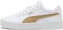 Puma Carina 3.0 Aqua Metallics sneakers wit zand goud - Thumbnail 1