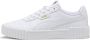 PUMA Carina 3.0 dames sneaker leren schoenen 400365 01 wit - Thumbnail 1